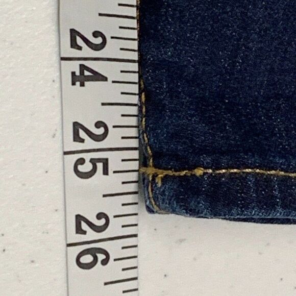 Gap Denim Jeans sz 29 Reg Jegging Dark Wash Inseam 25.5" Women's Crop - Picture 2 of 11